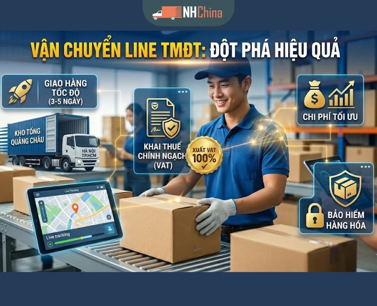 vận chuyển line tmđt xuất vat